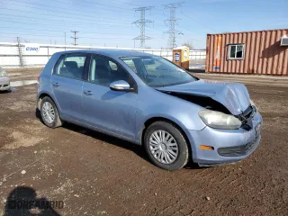 2010 Volkswagen Golf with VIN WVWDA7AJ6AW395525, listed as a Copart auction lot 49929685 with 119,191 mi miles and Salvage Title. Bid and sale history available at carsss.com. Image 4.