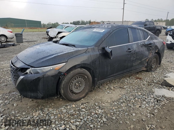 2024 Nissan Sentra S with VIN 3N1AB8BV9RY357592, listed as a Copart auction lot 50404855 with 35,668 mi miles and Salvage Title. Bid and sale history available at carsss.com. Image 1.