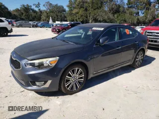 2014 Kia Cadenza Premium with VIN KNALN4D71E5155905, listed as a Copart auction lot 87973725 with 113,421 mi miles and Clean Title. Bid and sale history available at carsss.com. Image 1.