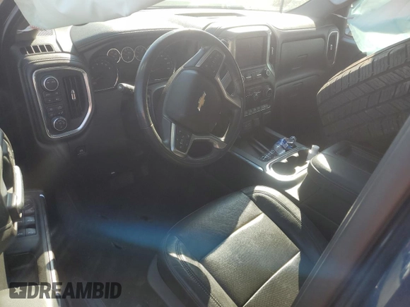 2020 Chevrolet Silverado 1500 LTZ with VIN 1GCUYGET8LZ306482, listed as a Copart auction lot 75839224 with Not Provided miles and Salvage Title. Bid and sale history available at DreamBid. Image 8.