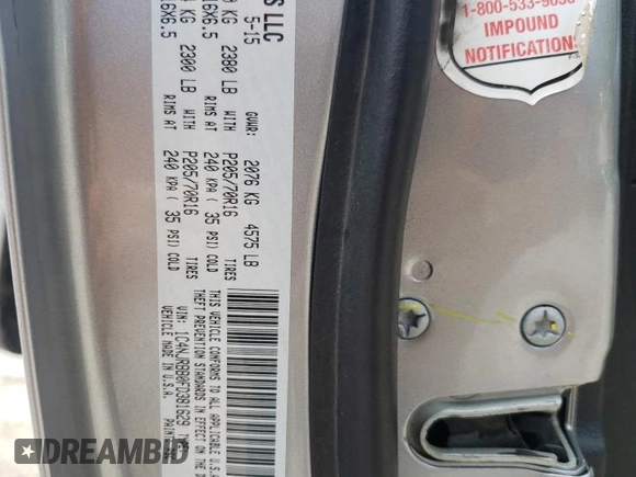 2015 Jeep Patriot Sport with VIN 1C4NJRBB0FD381629, listed as a Copart auction lot 59335355 with 135,347 mi miles and Salvage title. Bid and sale history available at DreamBid. Image 13.