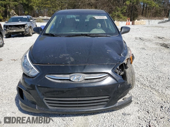2017 Hyundai Accent SE with VIN KMHCT4AE6HU340758, listed as a Copart auction lot 47438905 with 168,237 mi miles and Salvage Title. Bid and sale history available at carsss.com. Image 5.