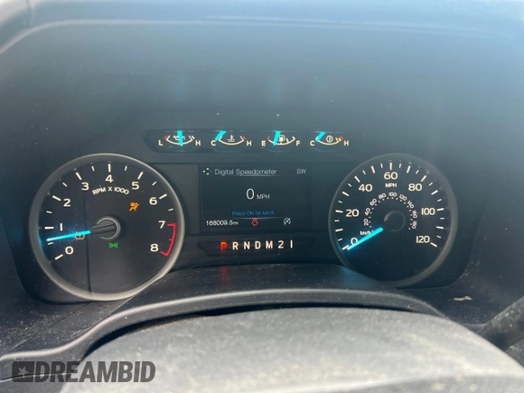 2018 Ford F-150 XL z VIN 1FTEX1CB0JKF17440, wystawiony jako Copart lot #57720105 z przebiegiem 168 009 mil mil oraz Czysty tytuł • Clean title. Historia ofert i sprzedaży dostępna na DreamBid. Obrazek 8.