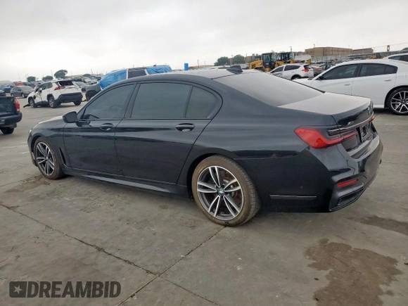2022 BMW 7 Series 750i xDrive with VIN WBA7U2C0XNCH51378, listed as a Copart auction lot 54385875 with 23,990 mi miles and Clean Title. Bid and sale history available at carsss.com. Image 2.