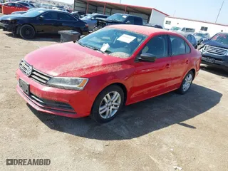 2015 Volkswagen Jetta Sedan 2.0L S with VIN 3VW2K7AJ7FM252432, listed as a IAAI auction lot 41910367 with 129,960 mi miles. Bid and sale history available at carsss.com. Image 2.