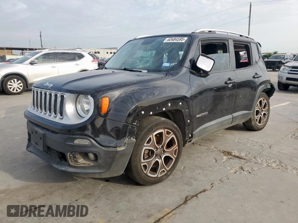 2016 Jeep Renegade Limited с VIN ZACCJADT2GPC91366, выставлен на аукционе Copart как лот 63484595 с пробегом 142 390 миль миль и Чистый • Clean title. История ставок и продаж доступна на DreamBid. Изображение 1.