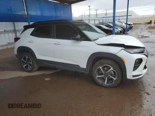 2021 Chevrolet TrailBlazer RS with VIN KL79MUSL5MB056985, listed as a Copart auction lot 46900434 with 46,937 mi miles and . Bid and sale history available at DreamBid. Image 4.