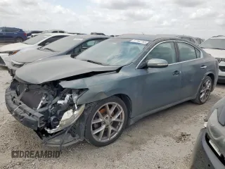 2010 Nissan Maxima SV with VIN 1N4AA5AP6AC825539, listed as a Copart auction lot 57162765 with 178,852 mi miles and Salvage title. Bid and sale history available at DreamBid. Image 1.