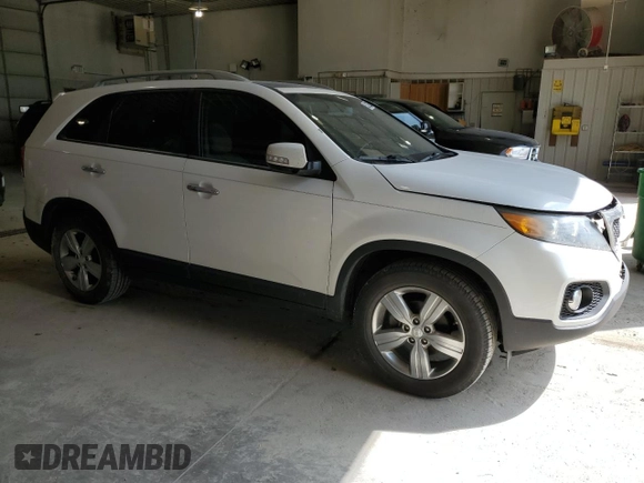 2013 Kia Sorento EX with VIN 5XYKU4A29DG358766, listed as a Copart auction lot 53312225 with 178,133 mi miles and Salvage Title. Bid and sale history available at carsss.com. Image 4.