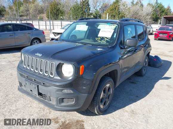 2017 Jeep Renegade Sport z VIN ZACCJBAB9HPG55849, wystawiony jako IAAI lot #41812704 z przebiegiem 132 597 mil mil oraz . Historia ofert i sprzedaży dostępna na DreamBid. Obrazek 2.