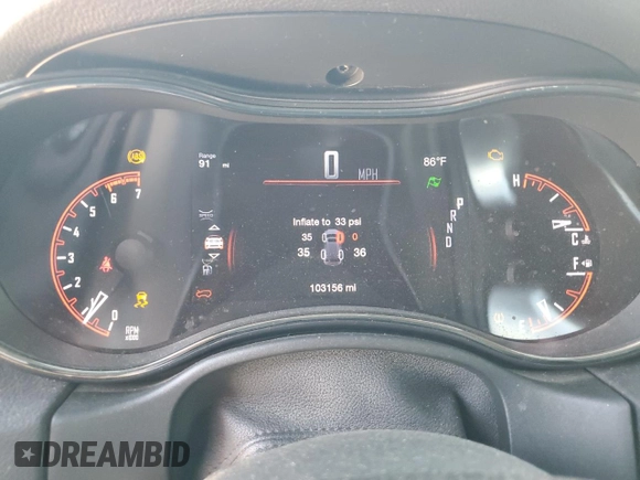 2020 Dodge Durango R/T with VIN 1C4SDHCT8LC153228, listed as a Copart auction lot 80578714 with 103,156 mi miles and Salvage title. Bid and sale history available at DreamBid. Image 9.