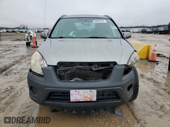 2005 Honda CR-V EX with VIN JHLRD78885C025140, listed as a Copart auction lot 86859764 with 155,925 mi miles and Salvage Title. Bid and sale history available at carsss.com. Image 5.