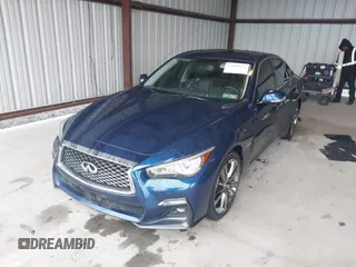 2019 Infiniti Q50 Luxe z VIN JN1EV7AR0KM591152, wystawiony jako IAAI lot #42020951 z przebiegiem 98 589 mil mil oraz . Historia ofert i sprzedaży dostępna na DreamBid. Obrazek 2.
