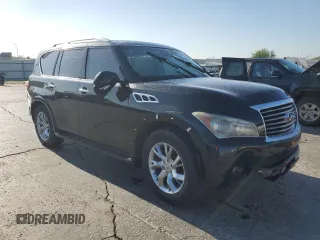 2013 Infiniti QX56 z VIN JN8AZ2NF5D9530196, wystawiony jako Copart lot #53971205 z przebiegiem 188 608 mil mil oraz Czysty tytuł • Clean title. Historia ofert i sprzedaży dostępna na DreamBid. Obrazek 4.