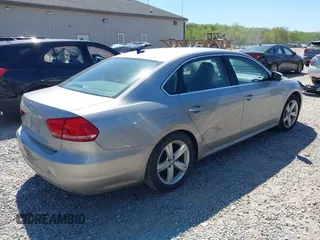 2012 Volkswagen Passat SE с VIN 1VWBP7A3XCC002571, выставлен на аукционе IAAI как лот 42138635 с пробегом 131 052 миль миль и . История ставок и продаж доступна на DreamBid. Изображение 4.