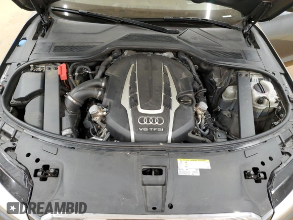 2016 Audi A8 L 4.0T Sport with VIN WAU43AFD5GN010106, listed as a Copart auction lot 48551645 with 154,079 mi miles and Clean Title. Bid and sale history available at carsss.com. Image 11.