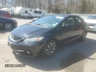 2014 Honda Civic Sedan EX-L with VIN 2HGFB2F90EH544993, listed as a Copart auction lot 52369305 with 159,944 mi miles and Clean Title. Bid and sale history available at carsss.com. Image 1.