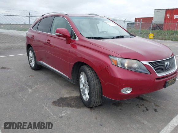 2010 Lexus RX 450h with VIN JTJBC1BAXA2007147, listed as a IAAI auction lot 42114416 with 116,697 mi miles and . Bid and sale history available at DreamBid. Image 1.