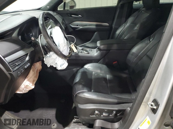 2020 Cadillac XT4 AWD Premium Luxury with VIN 1GYFZDR40LF055380, listed as a Copart auction lot 43933755 with 54,646 mi miles and Salvage Title. Bid and sale history available at DreamBid. Image 7.