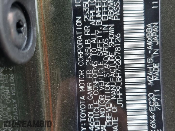 2024 Lexus UX 250h Premium z VIN JTHP9JBH7R2078126, wystawiony jako Copart lot #59212525 z przebiegiem 2 830 mil mil oraz Szkoda całkowita • Salvage title. Historia ofert i sprzedaży dostępna na DreamBid. Obrazek 14.