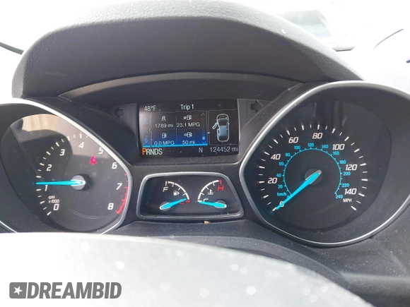 2016 Ford Escape Titanium with VIN 1FMCU9JX3GUA62802, listed as a IAAI auction lot 42001690 with 124,452 mi miles. Bid and sale history available at carsss.com. Image 7.