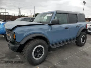 2024 Ford Bronco with VIN 1FMEE1BP6RLA41845, listed as a Copart auction lot 53920185 with 7,406 mi miles and Salvage title. Bid and sale history available at DreamBid. Image 1.
