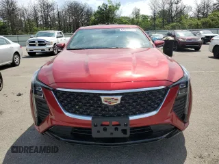 2025 Cadillac CT5 Premium Luxury with VIN 1G6DS5RKXS0109892, listed as a Copart auction lot 61814765 with 1,403 mi miles and Salvage title. Bid and sale history available at DreamBid. Image 5.