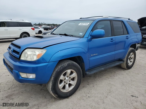 2005 Toyota 4Runner SR5 with VIN JTEZU14R558031744, listed as a Copart auction lot 46337445 with 249,301 mi miles and Salvage Title. Bid and sale history available at carsss.com. Image 1.