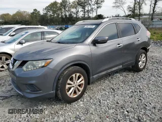 2015 Nissan Rogue S with VIN 5N1AT2MLXFC802098, listed as a Copart auction lot 50021035 with 85,922 mi miles and Salvage Title. Bid and sale history available at carsss.com. Image 1.