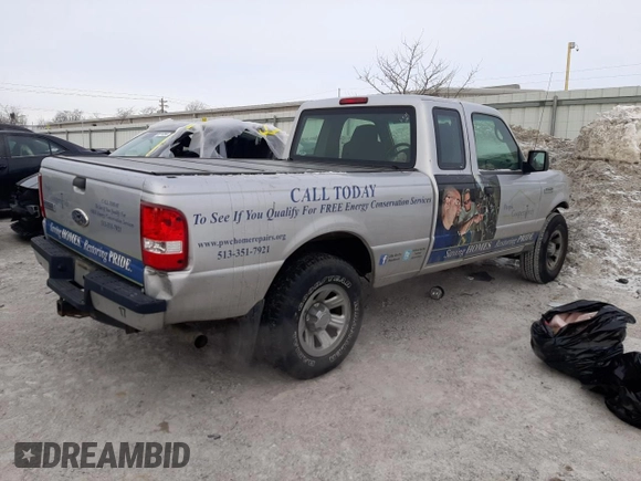 2009 Ford Ranger XL with VIN 1FTYR15E99PA45249, listed as a Copart auction lot 41811755 with 112,989 mi miles and Salvage Title. Bid and sale history available at carsss.com. Image 3.