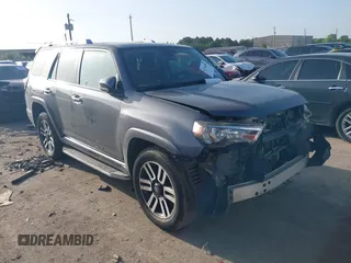 2019 Toyota 4Runner SR5 with VIN JTEBU5JR8K5670176, listed as a IAAI auction lot 42744056 with 138,055 mi miles and . Bid and sale history available at DreamBid. Image 1.