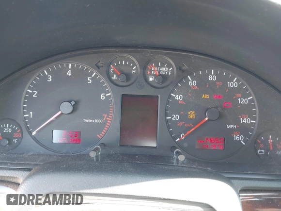 2001 Audi A4 с VIN WAUDH68D61A084340, выставлен на аукционе IAAI как лот 42866191 с пробегом 141 970 миль миль и . История ставок и продаж доступна на DreamBid. Изображение 7.