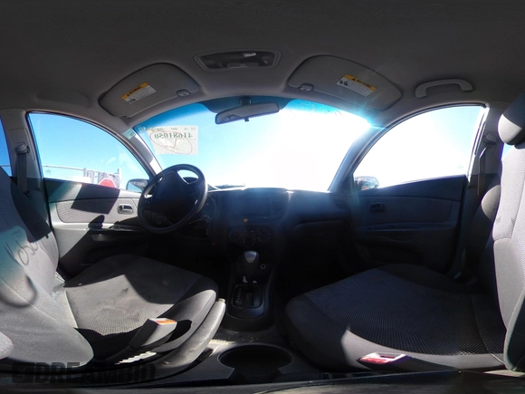2009 Kia Rio LX with VIN KNADE243596530314, listed as a IAAI auction lot 41681050 with 114,831 mi miles. Bid and sale history available at carsss.com. Image 18.