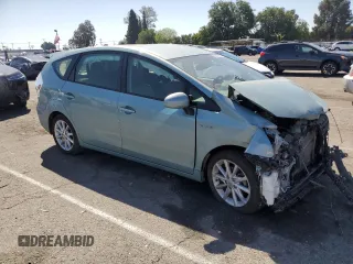 2013 Toyota Prius Two with VIN JTDZN3EU7D3276878, listed as a Copart auction lot 52577825 with Not Provided miles and Salvage Title. Bid and sale history available at DreamBid. Image 4.