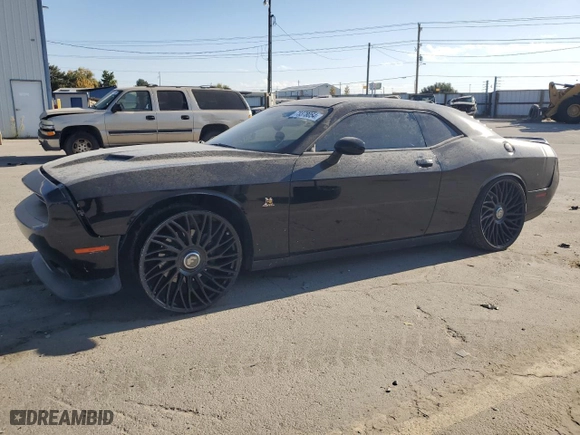 2016 Dodge Challenger R/T Scat Pack with VIN 2C3CDZFJ3GH202069, listed as a Copart auction lot 73378054 with 104,078 mi miles and Salvage Title. Bid and sale history available at carsss.com. Image 1.