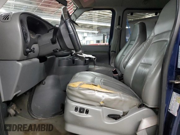 2008 Ford Econoline Passenger XL with VIN 1FMNE11L18DB43562, listed as a Copart auction lot 50723515 with 143,874 mi miles and Salvage Title. Bid and sale history available at carsss.com. Image 7.