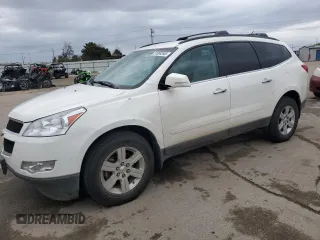 2012 Chevrolet Traverse 2LT z VIN 1GNKVJED7CJ218955, wystawiony jako Copart lot #51894345 z przebiegiem 163 947 mil mil oraz Szkoda całkowita • Salvage title. Historia ofert i sprzedaży dostępna na DreamBid. Obrazek 1.