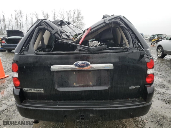 2009 Ford Explorer Limited with VIN 1FMEU75E69UA43718, listed as a Copart auction lot 82166214 with 0 mi miles and Salvage Title. Bid and sale history available at carsss.com. Image 6.
