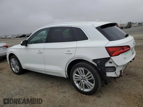 2019 Audi Q5 Premium Plus z VIN WA1BNAFY8K2062549, wystawiony jako Copart lot #58853745 z przebiegiem 57 502 mil mil oraz Szkoda całkowita • Salvage title. Historia ofert i sprzedaży dostępna na DreamBid. Obrazek 2.