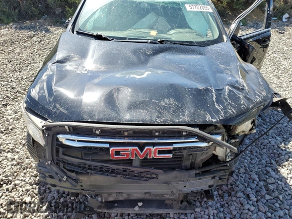 2018 GMC Acadia SLT with VIN 1GKKNMLA1JZ222750, listed as a Copart auction lot 57722355 with Not provided miles and Salvage title. Bid and sale history available at DreamBid. Image 12.