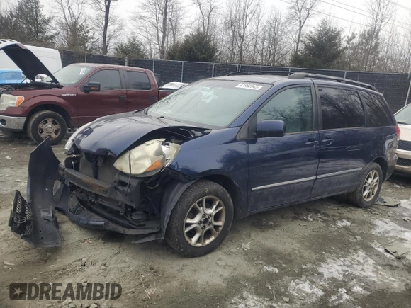 2006 Toyota Sienna XLE with VIN 5TDBA22C16S066068, listed as a Copart auction lot 41992545 with 251,076 mi miles and Salvage Title. Bid and sale history available at carsss.com. Image 1.