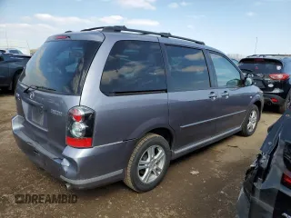 2004 Mazda MPV ES z VIN JM3LW28J840528192, wystawiony jako Copart lot #52624565 z przebiegiem 96 222 mil mil oraz Szkoda całkowita • Salvage title. Historia ofert i sprzedaży dostępna na DreamBid. Obrazek 3.