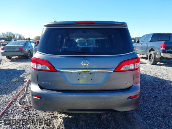 2017 Nissan Quest SV with VIN JN8AE2KP9H9165133, listed as a IAAI auction lot 41789379 with 131,063 mi miles. Bid and sale history available at carsss.com. Image 16.