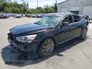 2014 Kia Cadenza Premium z VIN KNALN4D73E5144310, wystawiony jako Copart lot #54535585 z przebiegiem 165 780 mil mil oraz Nie do naprawy • Non repairable. Historia ofert i sprzedaży dostępna na DreamBid. Obrazek 1.