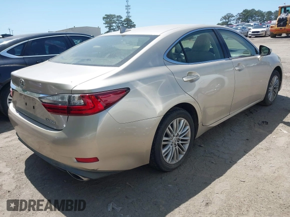 2016 Lexus ES with VIN JTHBK1GG3G2223805, listed as a IAAI auction lot 42065504 with 210,363 mi miles. Bid and sale history available at carsss.com. Image 4.