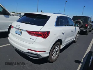 2023 Audi Q3 S line Premium with VIN WA1DECF3XP1106668, listed as a IAAI auction lot 42845143 with 46,005 mi miles and . Bid and sale history available at DreamBid. Image 50.