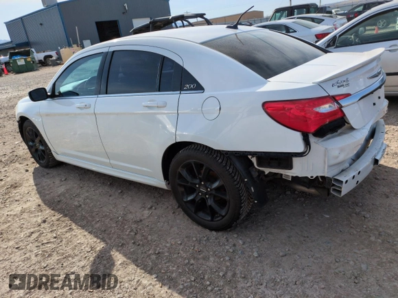 2014 Chrysler 200 Limited with VIN 1C3CCBCG6EN186490, listed as a Copart auction lot 50749665 with 104,009 mi miles and Salvage Title. Bid and sale history available at carsss.com. Image 2.