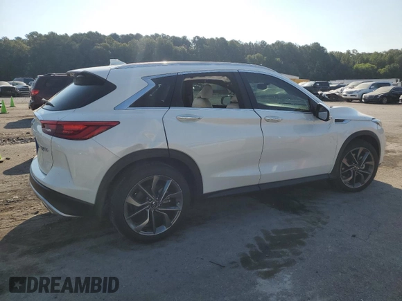2022 Infiniti QX50 AUTOGRAPH with VIN 3PCAJ5DB6NF119321, listed as a Copart auction lot 66736794 with 26,198 mi miles and Salvage Title. Bid and sale history available at carsss.com. Image 3.