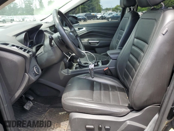2017 Ford Escape Titanium with VIN 1FMCU9J9XHUD30408, listed as a Copart auction lot 58393844 with 81,779 mi miles and Salvage Title. Bid and sale history available at carsss.com. Image 7.