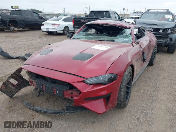 2018 Ford Mustang GT with VIN 1FA6P8CF2J5171122, listed as a IAAI auction lot 41214704 with 95,972 mi miles and . Bid and sale history available at DreamBid. Image 18.